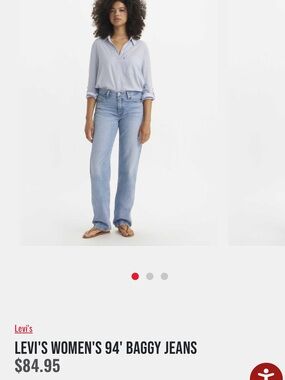 Levi's 94 baggy jeans